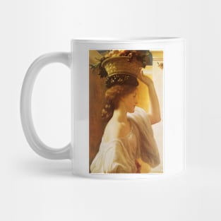 Eucharis - A Girl With a Basket of Fruit by Lord Frederic Leighton Mug